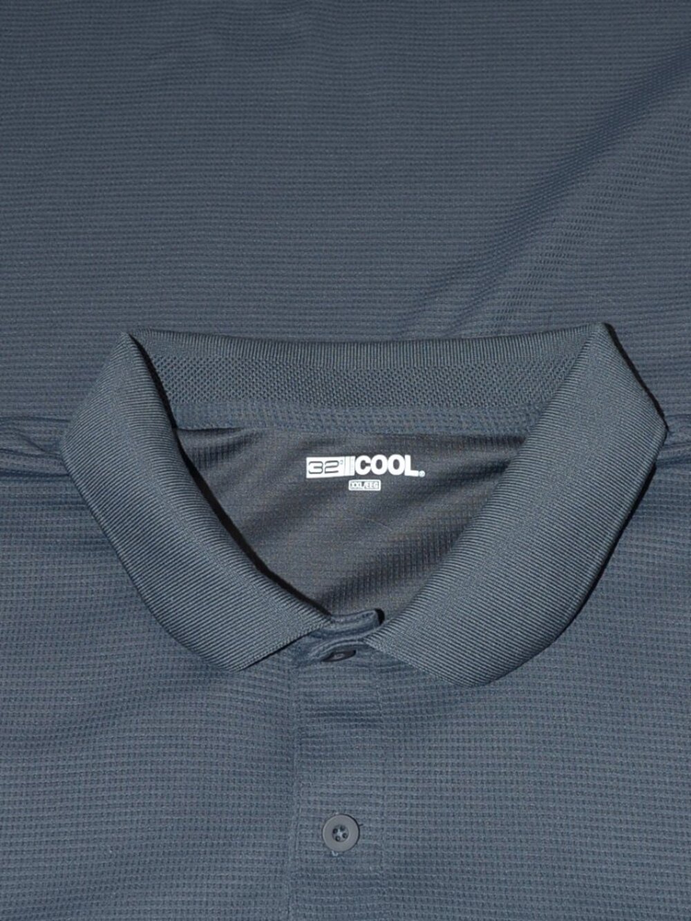 32 Degrees Cool Men's Performance Polo Shirt -- Dark Navy / Black XXL